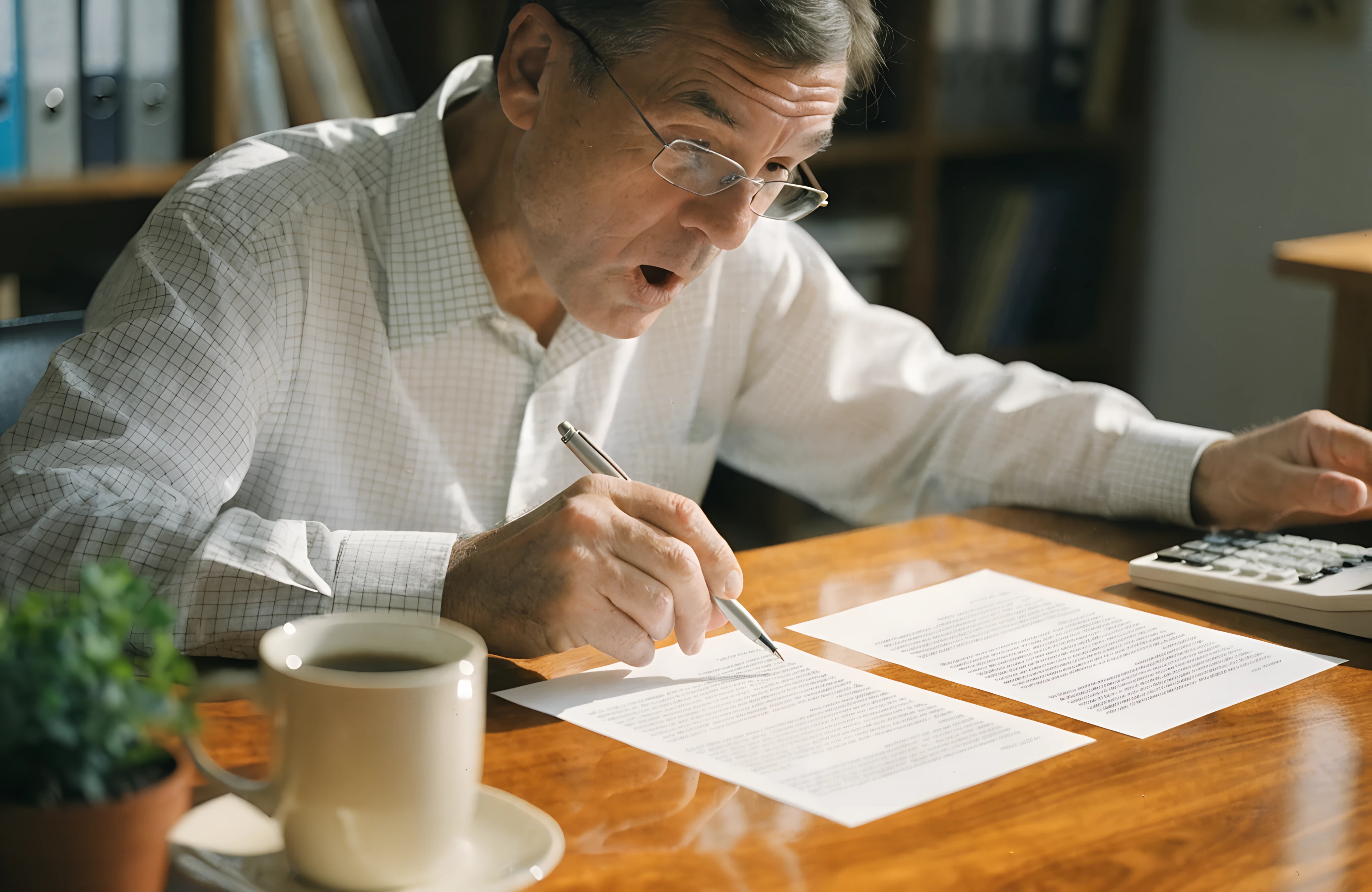 Bookkeeper comparing two web design quotes to work out a fair small business website cost